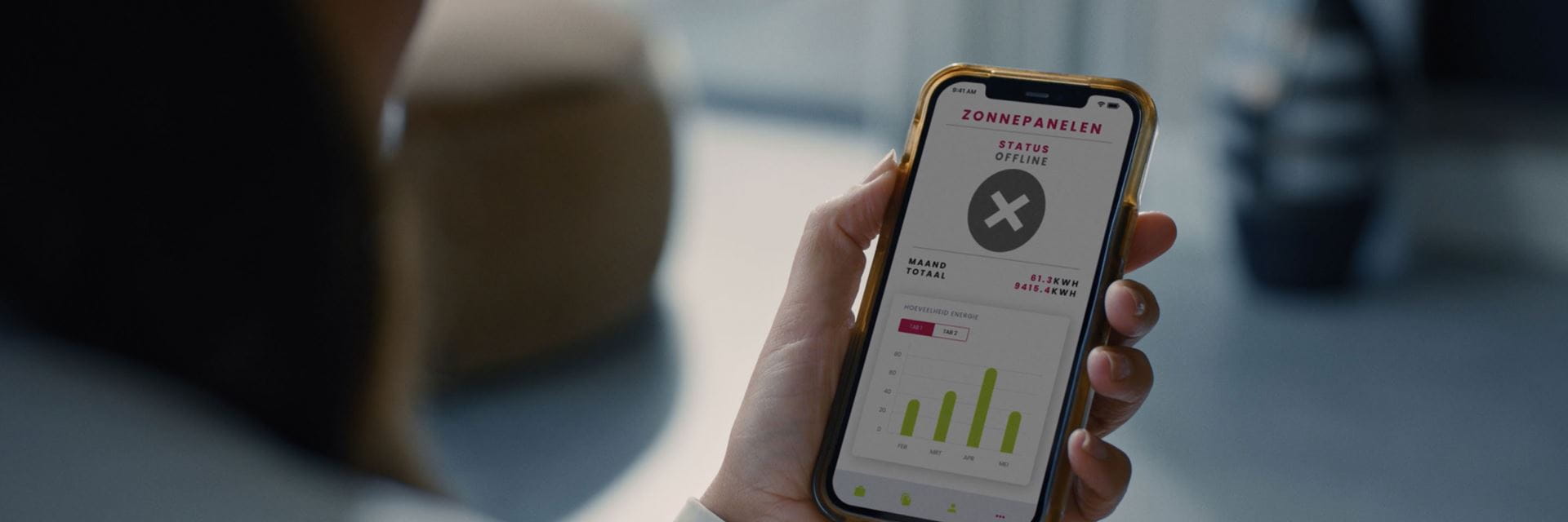 App waarin je ziet wat een zonnepaneel doet App waarin je ziet wat een zonnepaneel doet