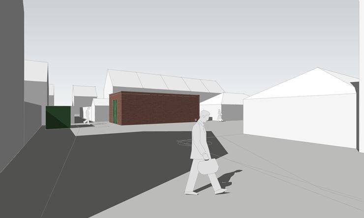 Nieuw station vooraanzicht