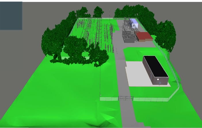 3D-tekening van de nieuwe situatie 3D-tekening van de nieuwe situatie